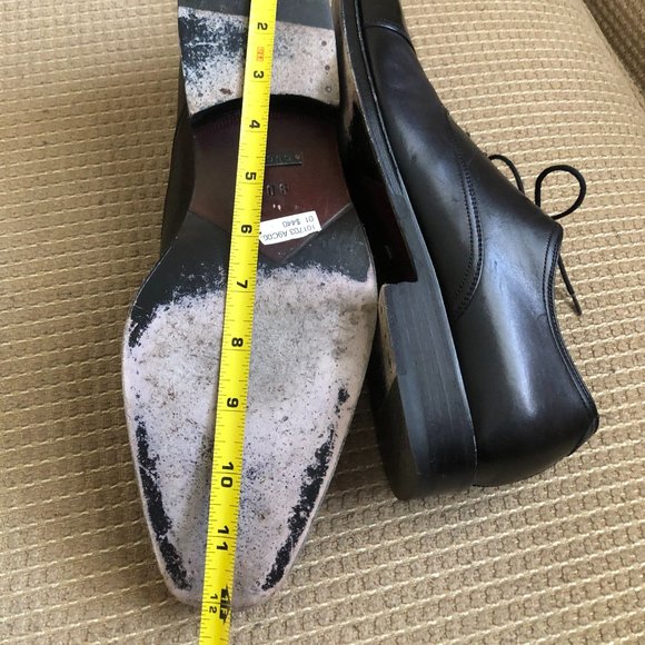 GUCCI Men\'s Black Leather Oxfords . main image 13